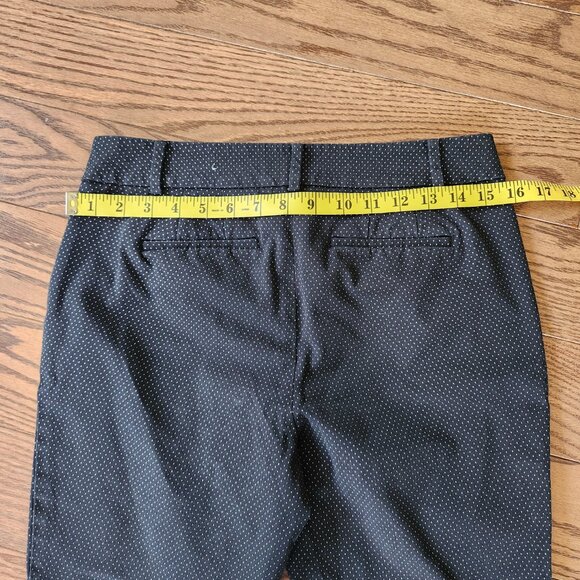 Talbots hampshire black ankle pants with white polka dot – size 6 petite - Picture 8 of 12